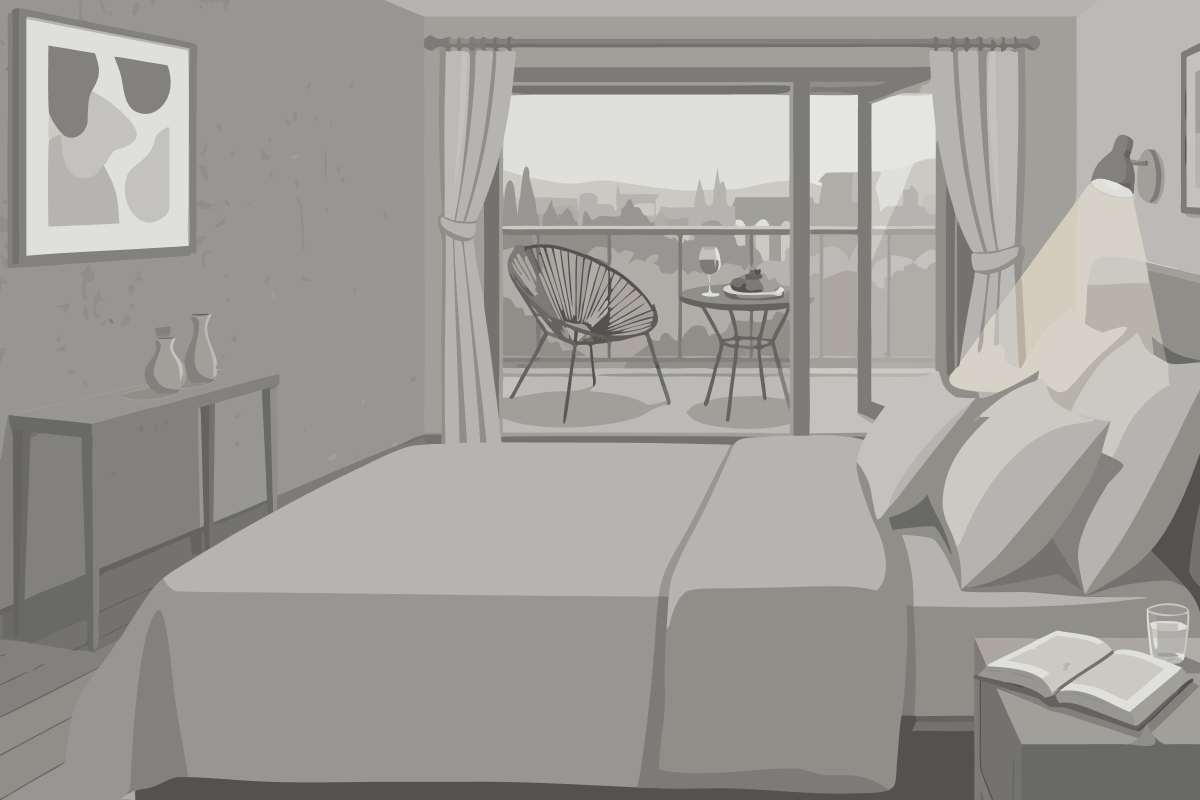 Superior Doppelzimmer mit Gartenblick